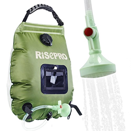 Sac de douche solaire, 20 litres, camping, température 45...