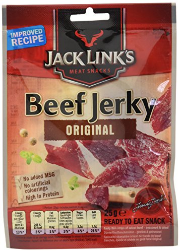 JACK LINKS Boîte de 12 Sachets de Beef Jerky Original (300...