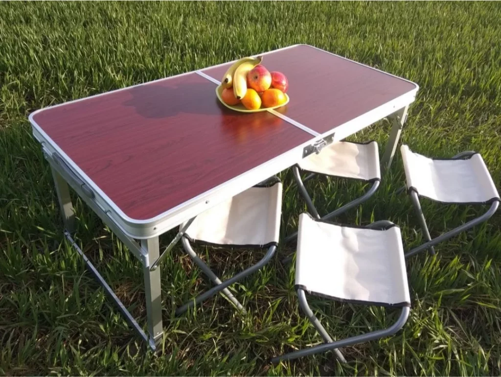 table de camping pliante